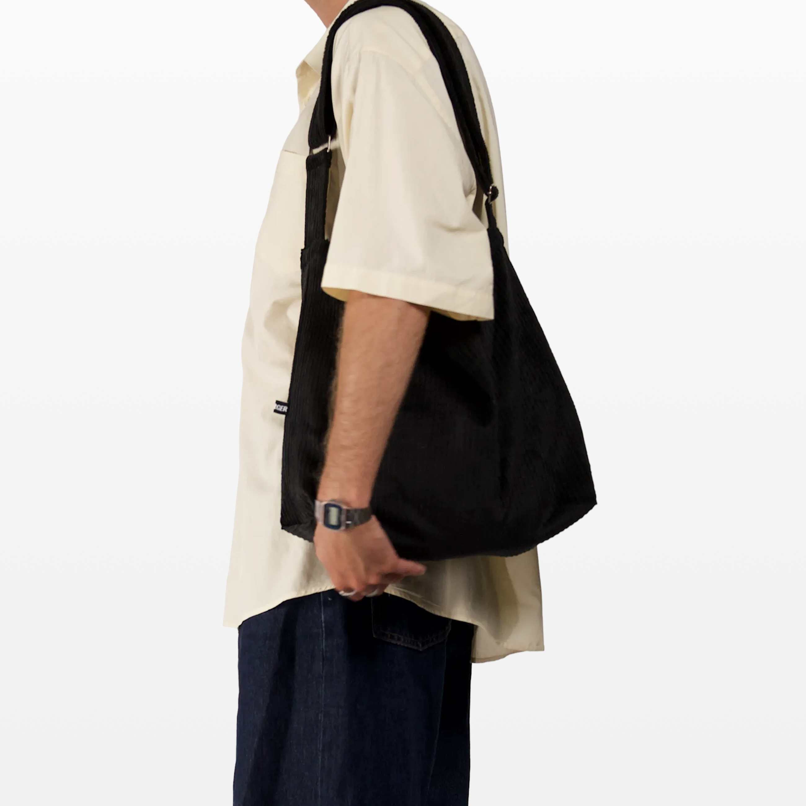 BIRGER sling bag worn over the shoulder